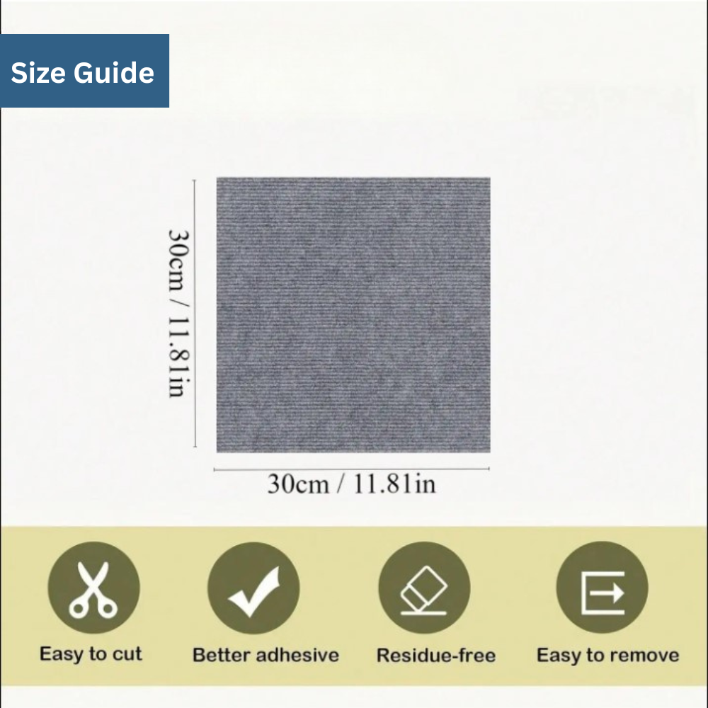 ClawGuard™ Self-Adhesive Cat Scratch Protection Mat | Trimmable, Furniture & Couch Guard