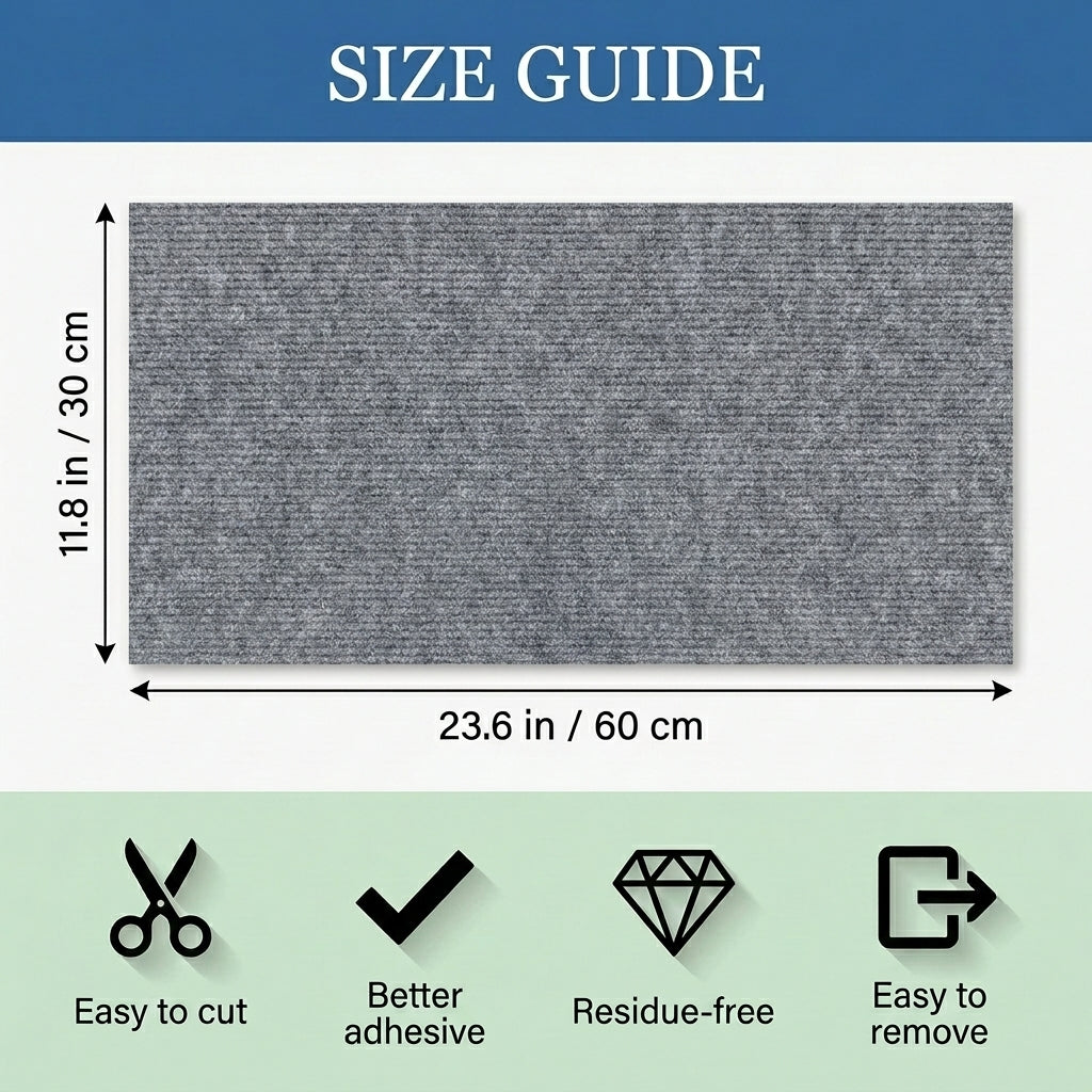 ClawGuard™ Self-Adhesive Cat Scratch Protection Mat | Trimmable, Furniture & Couch Guard