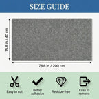 ClawGuard™ Self-Adhesive Cat Scratch Protection Mat | Trimmable, Furniture & Couch Guard