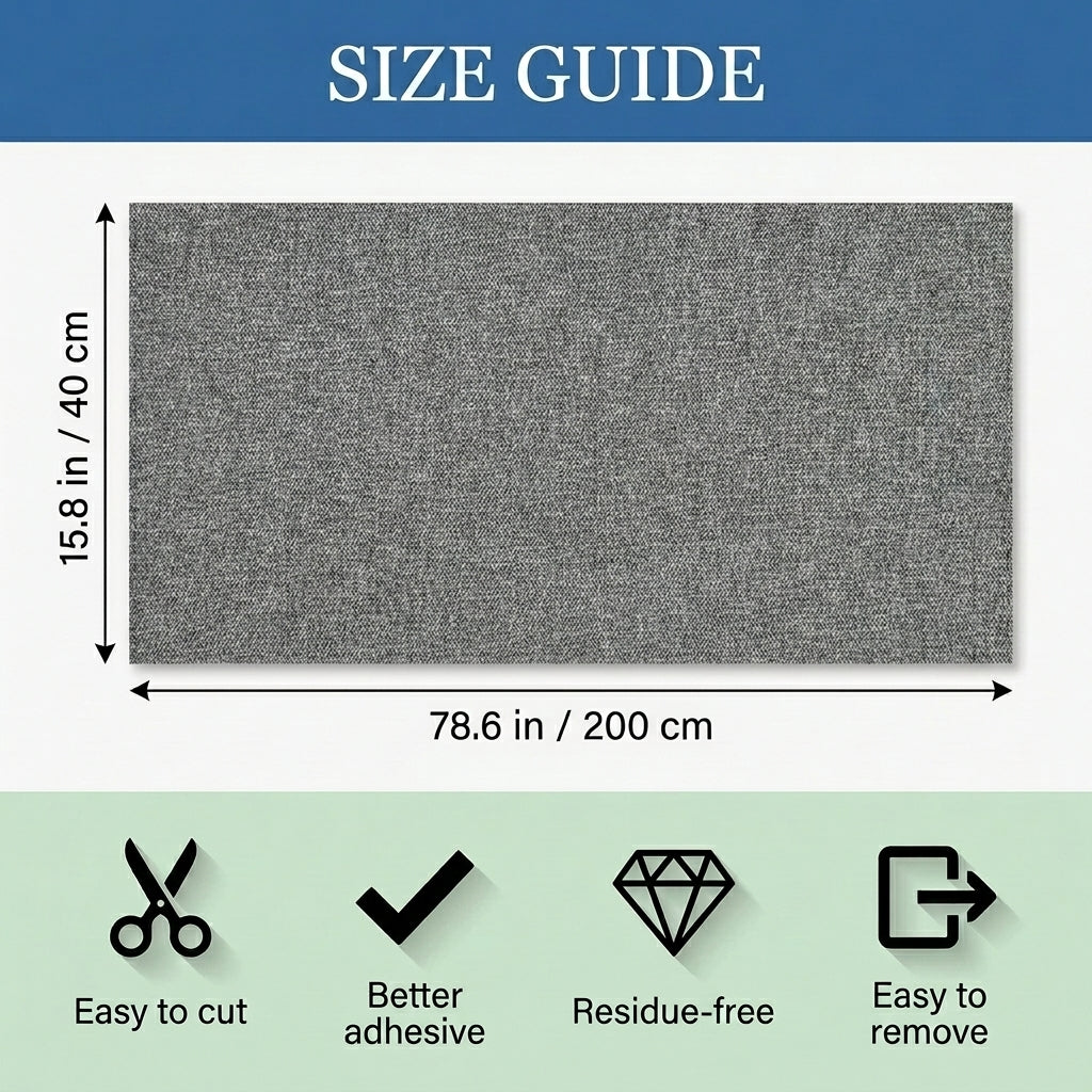 ClawGuard™ Self-Adhesive Cat Scratch Protection Mat | Trimmable, Furniture & Couch Guard