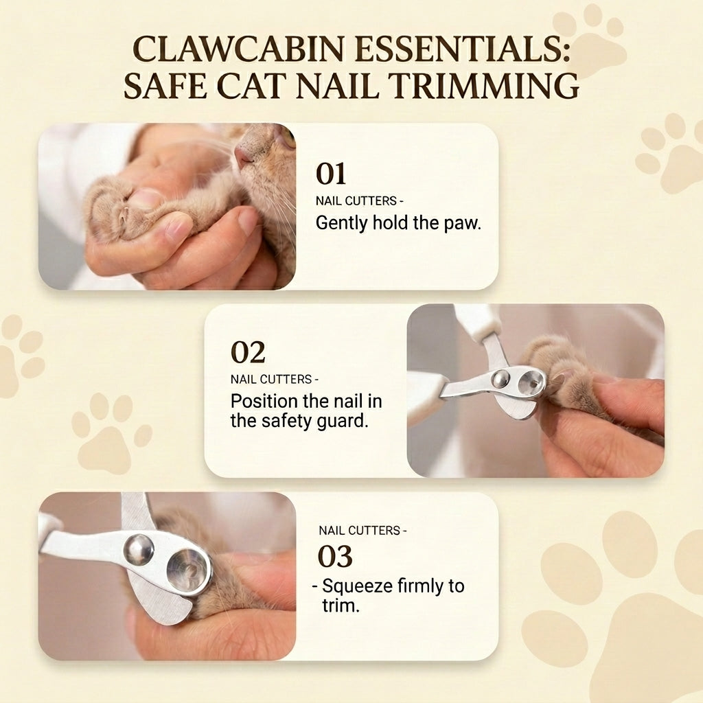 ClawClip™ Pro Pet Scissors | Circular Hole Safety Claw Trimmer & Grooming Tool