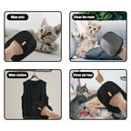 Pet Hair Removal Glove, Reusable Static Removal Gloves, Double-Sided Grooming Gloves for Pets, Removes Pet Fur Hair for Couch/Carpets/clothes